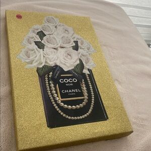 CHANEL Coco Noir Box with Gold and White Accents